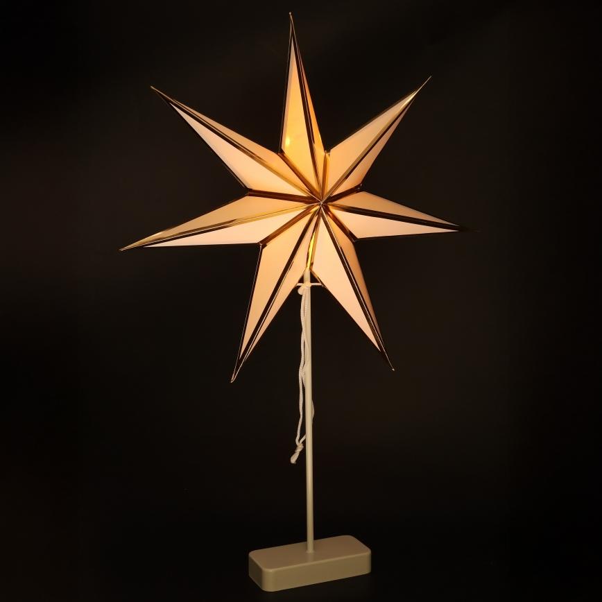 Brilagi - Decoración navideña LED/3xAA 66x40 cm, estrella