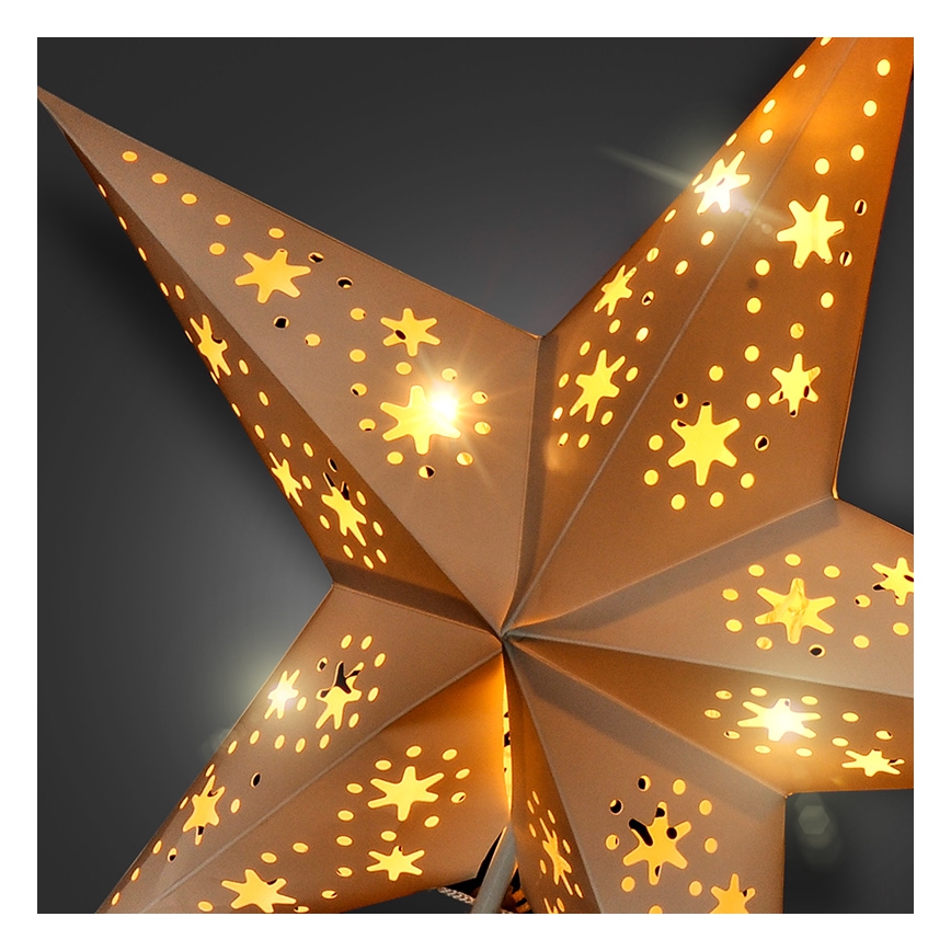 Brilagi - Decoración navideña LED/3xAA 66x45 cm estrella