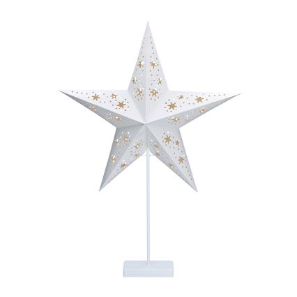 Brilagi - Decoración navideña LED/3xAA 66x45 cm estrella