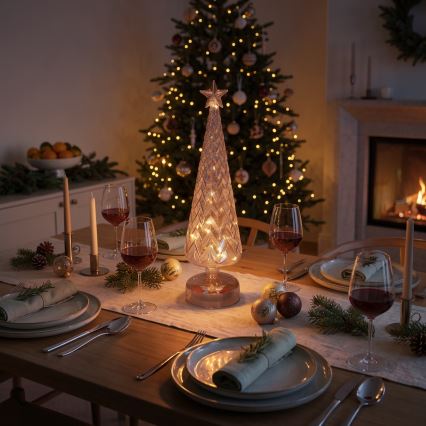 BRILAGI - Decoración navideña LED/3xAA árbol de Navidad