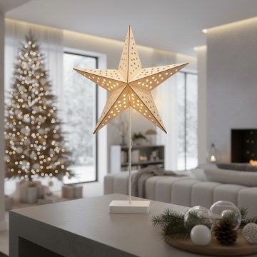 Brilagi - decoración navideña LED, 3xAA, estrella 62 x 40 cm