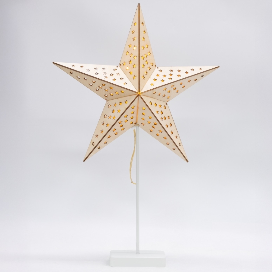 BRILAGI - decoración navideña LED, 3xAA, estrella 62 x 40 cm