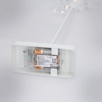 BRILAGI - decoración navideña LED, 3xAA, estrella 62 x 40 cm