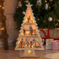 BRILAGI - Decoración navideña LED, árbol LED/3xAA