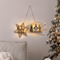 BRILAGI - Decoración navideña LED LED/2xAA cometa