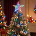 BRILAGI - decoración navideña LED LED/3xAA 21 cm estrella multicolor