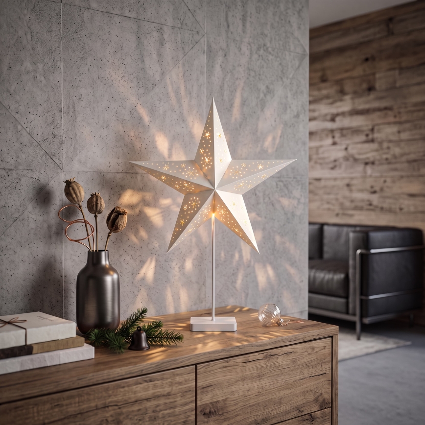 BRILAGI - Decoración navideña LED LED/3xAA 70x60 cm estrella