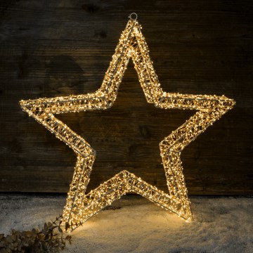 Brilagi - Decoración navideña LED para exterior LED/6W/230V IP44 50x48 cm estrella