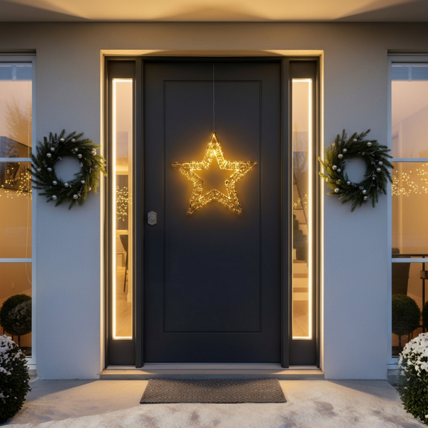 Brilagi - Decoración navideña LED para exterior LED/6W/230V IP44 50x48 cm estrella
