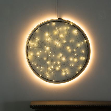 Brilagi - Decoración navideña LED para exteriores, LED/2,6W/230V IP44, aro de 46 cm