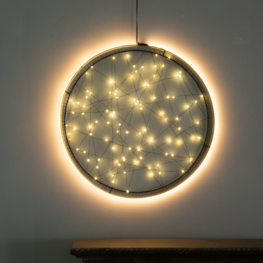 Brilagi - Decoración navideña LED para exteriores, LED/2,6W/230V IP44, aro de 46 cm