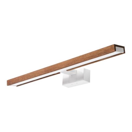 Brilagi - Iluminación LED para espejo de baño 3 en 1 WOODY MIRROR LED/12W/230V 60 cm IP44 blanco/roble cerezo