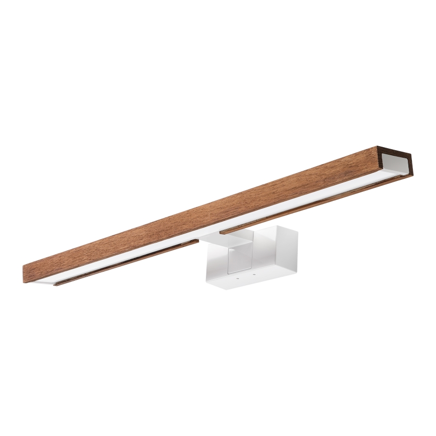 Brilagi - Iluminación LED para espejo de baño 3 en 1 WOODY MIRROR LED/12W/230V 60 cm IP44 blanco/roble cerezo