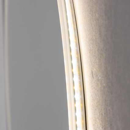 Brilagi - Espejo de baño LED CUNEO LED/19W/230V Ø 60 cm IP44 CRI 90 regulable + CCT