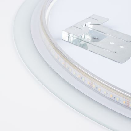Brilagi - Espejo de baño LED CUNEO LED/19W/230V Ø 60 cm IP44 CRI 90 regulable + CCT