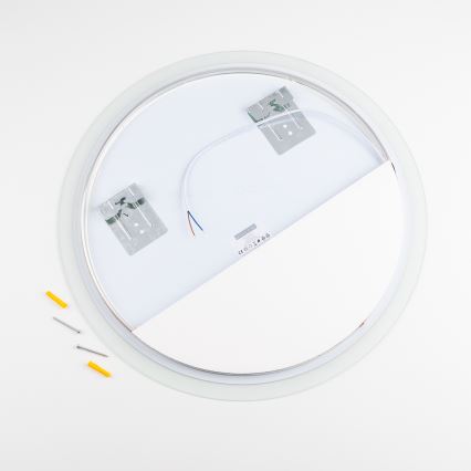 Brilagi - Espejo de baño LED CUNEO LED/19W/230V Ø 60 cm IP44 CRI 90 regulable + CCT