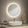 Brilagi - Espejo de baño LED BERNATE LED/19W/230V Ø 60 cm plateado IP44 CRI 90 regulable + CCT (temperatura de color ajustable)