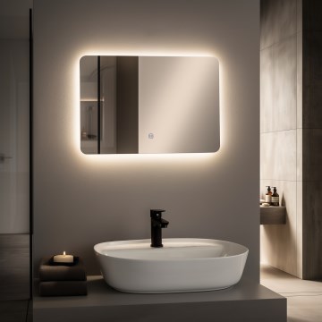 Brilagi - Espejo de baño LED COMO LED/20W/230V 40x60 cm IP44 IRC 90 regulable + CCT