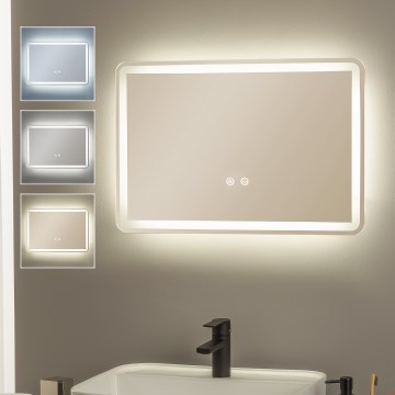 Brilagi - Espejo de baño LED con calefacción BELLA LED/12W/230V 40x60 cm IP44 CRI 90 regulable + CCT