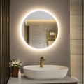 BRILAGI - Espejo de baño LED CUNEO LED/19W/230V Ø 60 cm IP44 CRI 90 regulable + CCT