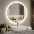 BRILAGI - Espejo de baño LED CUNEO LED/25W/230V Ø 80 cm IP44 CRI 90 regulable + CCT