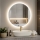 Brilagi - Espejo de baño LED CUNEO LED/25W/230V Ø 80 cm IP44 CRI 90 regulable + CCT