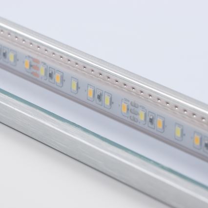 Brilagi - Espejo de baño LED DESIO LED/28W/230V 60x80 cm plateado IP44 CRI 90 regulable + CCT