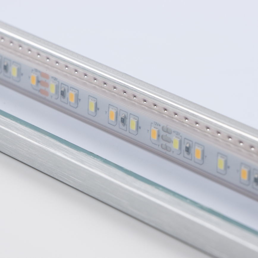 Brilagi - Espejo de baño LED DESIO LED/28W/230V 60x80 cm plateado IP44 CRI 90 regulable + CCT