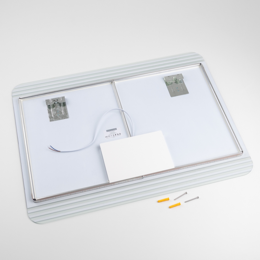 Brilagi - Espejo de baño LED MELZO LED/28W/230V 60x80 cm IP44 IRC 90 regulable + CCT