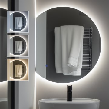 Brilagi - Espejo de baño LED MEZZO LED/18W/230V 60x50 cm IP44 IRC 90 regulable + CCT