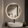 Brilagi - Espejo de baño LED NOVARA LED/19W/230V Ø 60 cm negro IP44 IRC 90 regulable + CCT