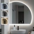 BRILAGI - Espejo de baño LED QUARTIERE LED/25W/230V 70x75 cm IP44 CRI 90 regulable + CCT