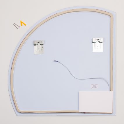 Brilagi - Espejo de baño LED QUARTIERE LED/25W/230V 70x75 cm IP44 CRI 90 regulable + CCT