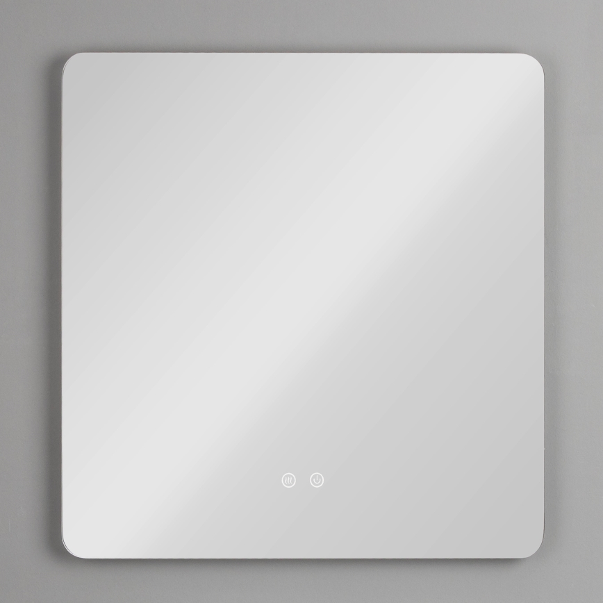Brilagi - Espejo de baño con calefacción LED DIANA LED/17W/230V 60x60 cm IP44 CRI 90 regulable + CCT