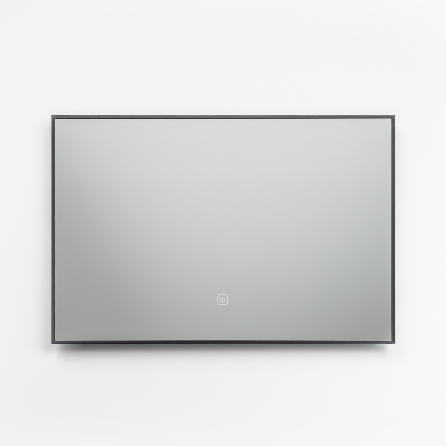 Brilagi - Espejo de baño LED SUELLO LED/20W/230V 40x60 cm negro IP44 IRC 90 regulable + CCT
