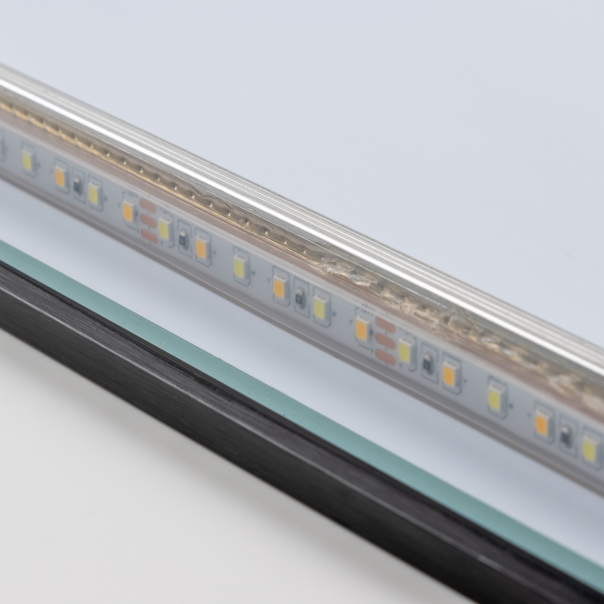 Brilagi - Espejo de baño LED SUELLO LED/20W/230V 40x60 cm negro IP44 IRC 90 regulable + CCT