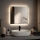 Brilagi - Espejo de baño LED SUELLO LED/24W/230V 60x60 cm negro IP44 CRI 90 regulable + CCT