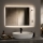 Brilagi - Espejo de baño LED SUELLO LED/30W/230V 60x90 cm negro IP44 IRC 90 regulable + CCT