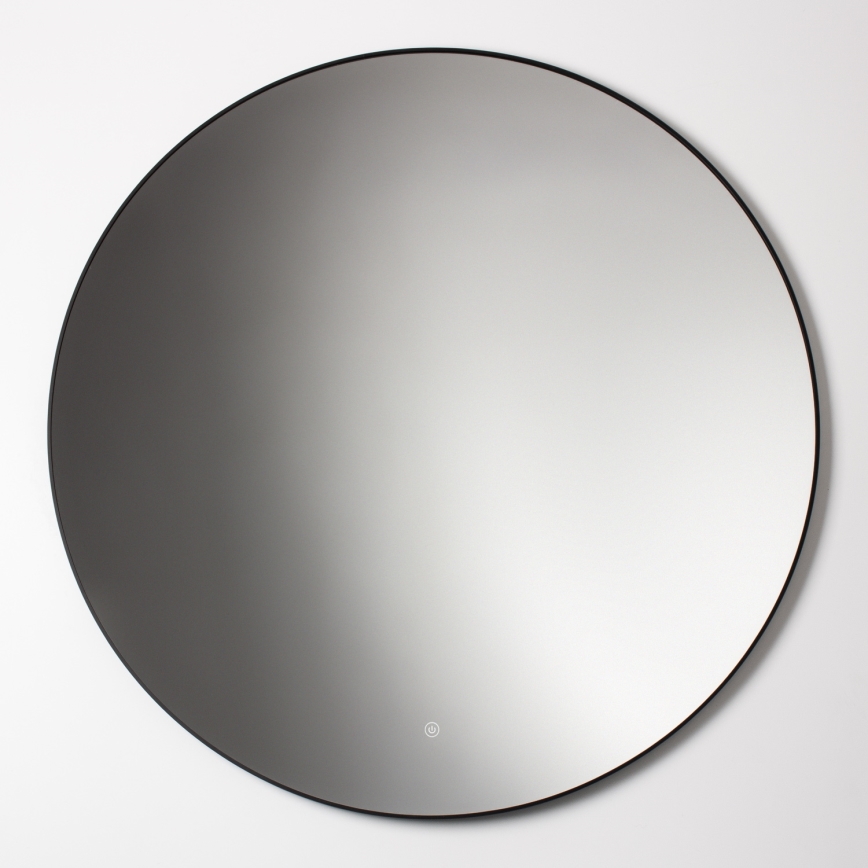 Brilagi - Espejo de baño LED VENA BLACK LED/32W/230V Ø 100 cm IP44 CRI 90 regulable + CCT