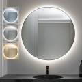BRILAGI - Espejo de baño LED VENA BLACK LED/32W/230V Ø 100 cm IP44 CRI 90 regulable + CCT