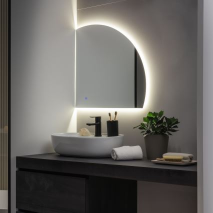 Brilagi - Espejo de baño LED QUARTIERE LED/18W/230V 50x55 cm IP44 IRC 90 regulable + CCT