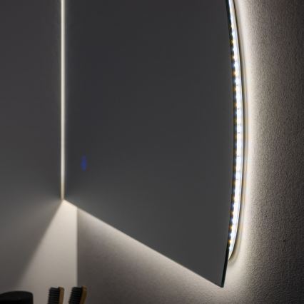 Brilagi - Espejo de baño LED QUARTIERE LED/18W/230V 50x55 cm IP44 IRC 90 regulable + CCT