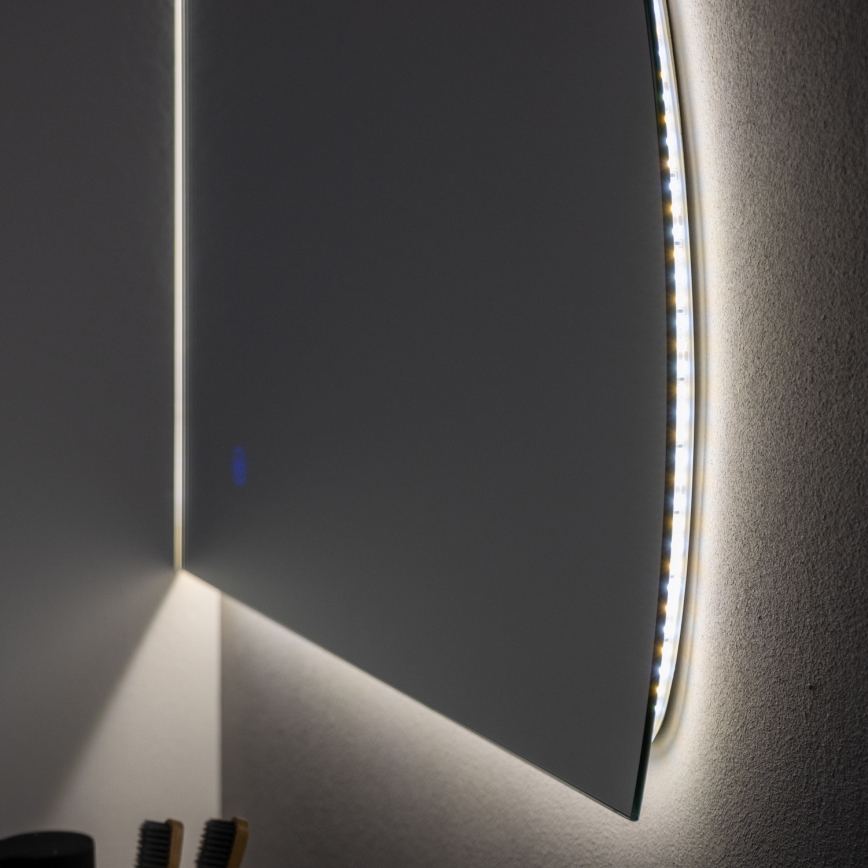 Brilagi - Espejo de baño LED QUARTIERE LED/18W/230V 50x55 cm IP44 IRC 90 regulable + CCT