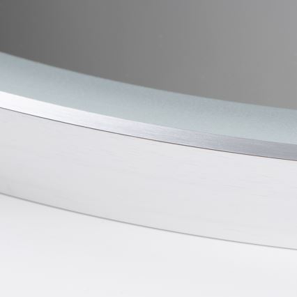 Brilagi - Espejo de baño LED TORINO LED/19W/230V Ø 60 cm, plateado, IP44, CRI 90, regulable + CCT