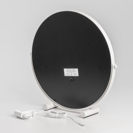 BRILAGI - Espejo de maquillaje LED regulable CALIFORNIA LED/17W/230V 3000/4000/6500K, diámetro 42 cm, blanco