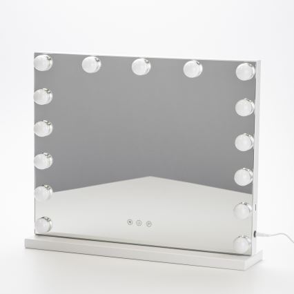 Brilagi - Espejo de maquillaje LED regulable HOLLYWOOD LED/15W/230V 3000/4000/6500K