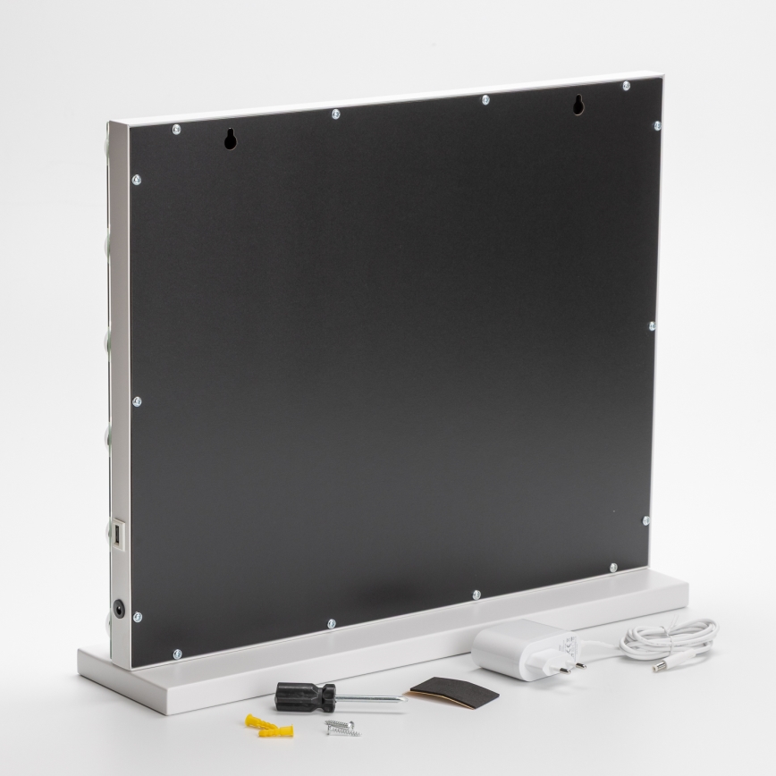 Brilagi - Espejo de maquillaje LED regulable HOLLYWOOD LED/15W/230V 3000/4000/6500K