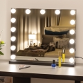 Brilagi - Espejo de maquillaje LED regulable HOLLYWOOD LED/15W/230V 3000/4000/6500K