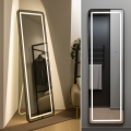 Brilagi - Espejo de pie BELLEZA LED/42W/230V 160x50 cm IP44 CRI 90 regulable + CCT