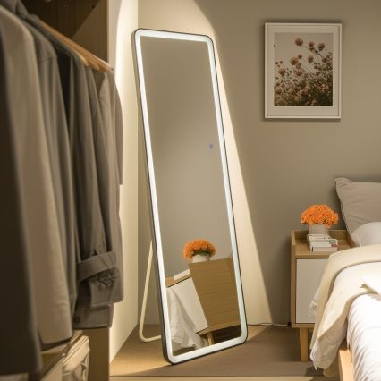 BRILAGI - Espejo de pie ELEGANZA LED/42W/230V 160x50 cm IP44 CRI 90 regulable + CCT